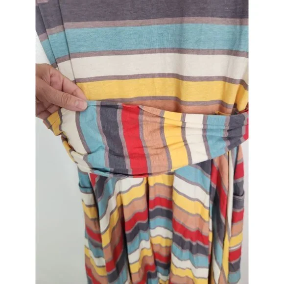 Effie's Heart Multicolor Striped Dress - Picture 7 of 7